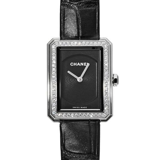 Boyfriend H4883 Black CHANEL Women's [Pre-owned].