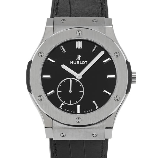 Classic Fusion Classique Classique Ultrasyn Titanium 515.NX.1270.LR Black HUBLOT Men's [Pre-Owned].