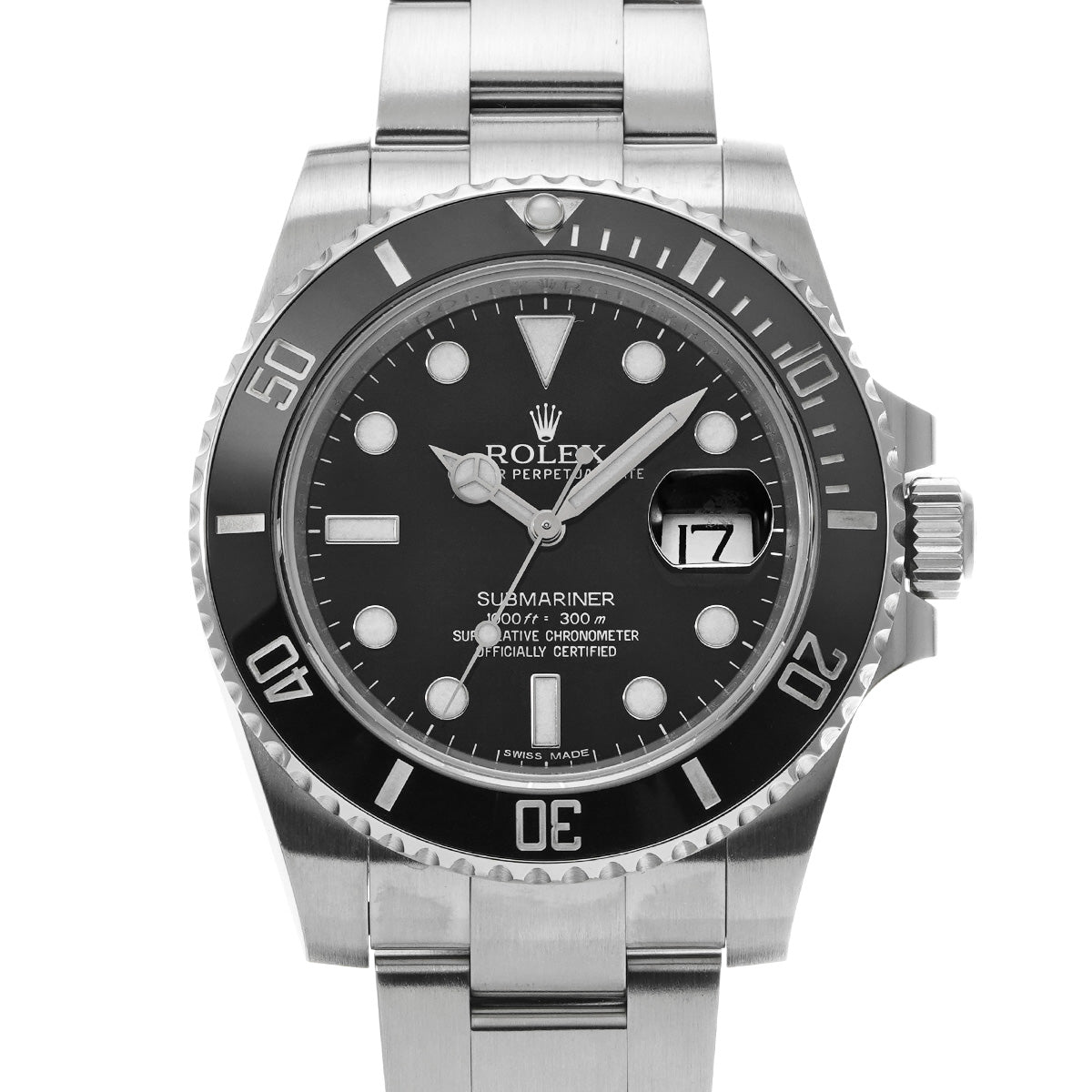 Submariner Date 116610LN G No. (manufactured around 2010) Black ROLEX Men's [Pre-Owned].