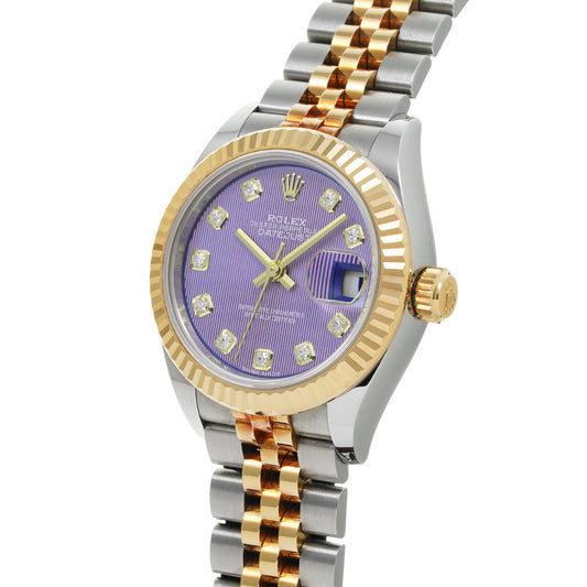 Lady Datejust 28 279173G Random Serial Lavender Tapestry/Diamond ROLEX Ladies [Pre-Owned].