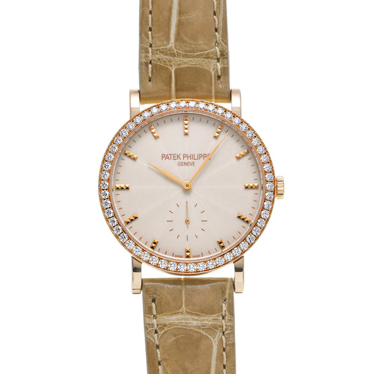 Calatrava 7120R-001 Ivory PATEK PHILIPPE Ladies [Pre-Owned].