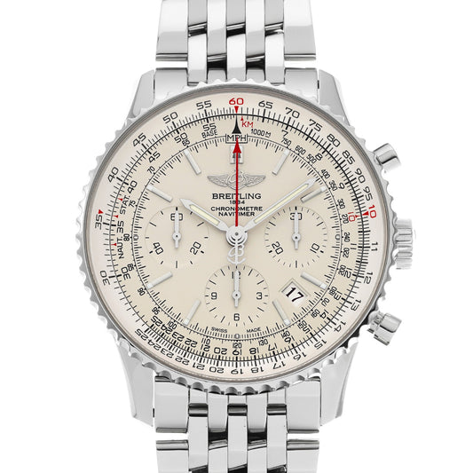 S232G56NP Navitimer 01 Limited Limited Edition 2000 pieces Silver BREITLING Men's [Pre-Owned].