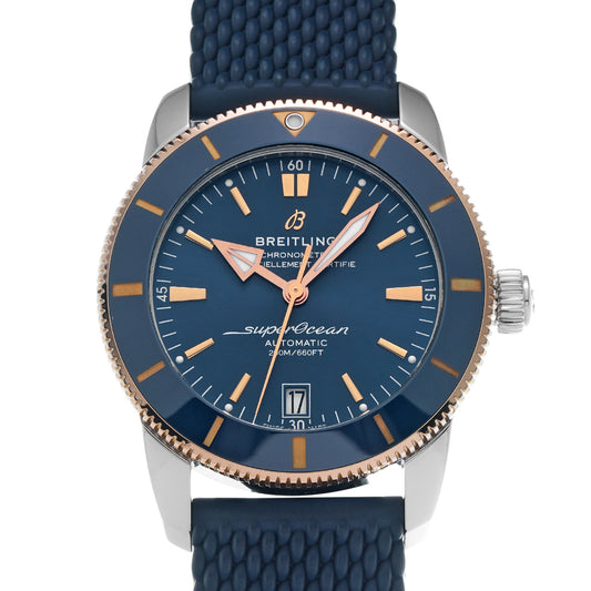Super Ocean Heritage B20 Automatic 42 UB2010161C1S1 Blue BREITLING Men's [Pre-Owned].