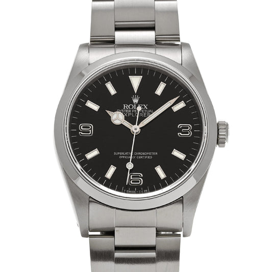14270 Blackout Explorer X (manufactured circa 1993) Black ROLEX Men's [pre-owned].