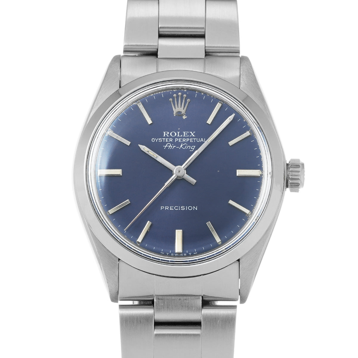 Air-King 5500 80's (manufactured circa 1983) Blue ROLEX Men's [Pre-Owned].
