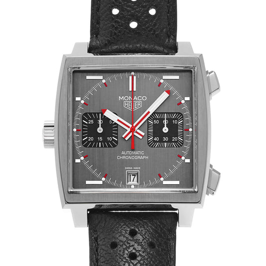 Monaco Calibre 11 Vintage Limited Edition CAW211B.FC6241 Gray/Black TAG HEUER Mens [Pre-Owned]