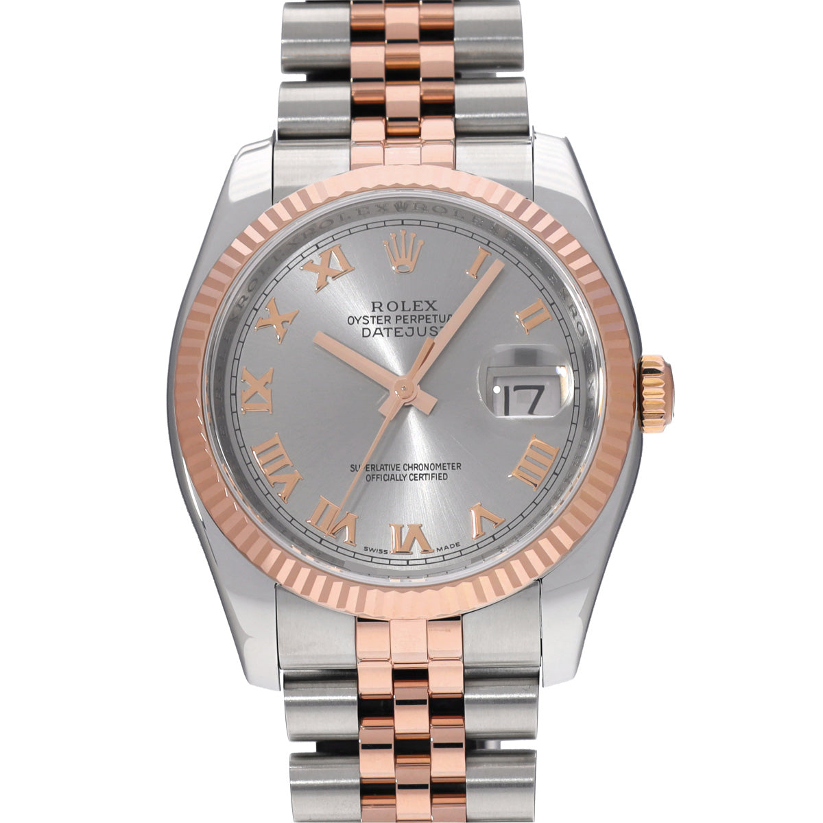DATE JUST 116231 D (manufactured circa 2005) Gray ROLEX Men's [Pre-Owned].