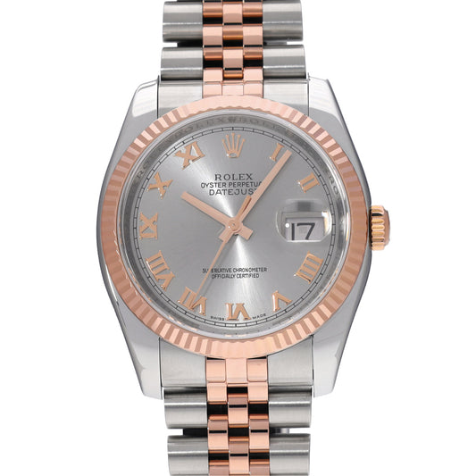 DATE JUST 116231 D (manufactured circa 2005) Gray ROLEX Men's [Pre-Owned].