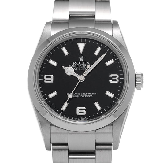 Explorer 114270 Z (manufactured circa 2006) Black ROLEX Men's [Pre-Owned].