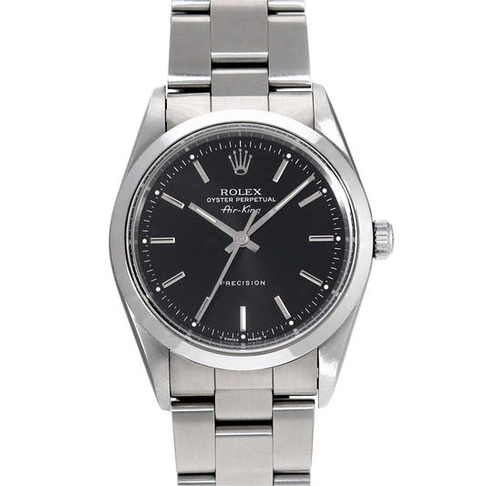 Air-King 14000 U (manufactured circa 1997) Black ROLEX Men's [Pre-Owned].