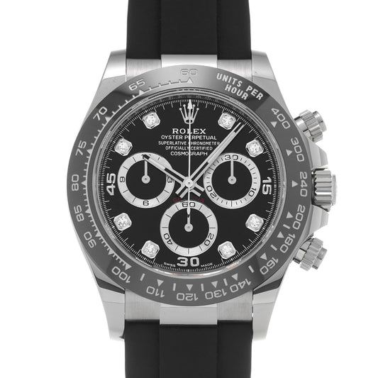 Cosmograph Daytona 116519LNG Random Serial Black/Diamond ROLEX Men's [Pre-Owned].
