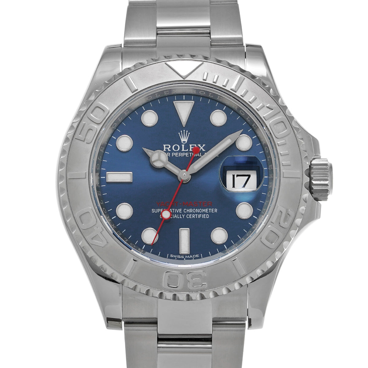 Yacht-Master 116622 Blue ROLEX Men's [Pre-Owned].