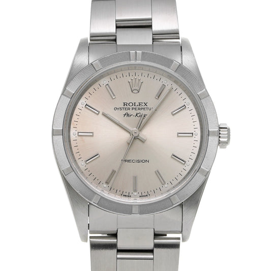 Air-King 14010 U (manufactured circa 1997) Silver ROLEX Men's [Pre-owned].