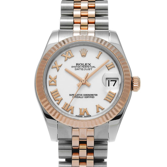 DATE JUST 178271 Random Serial White ROLEX Unisex [Pre-owned].