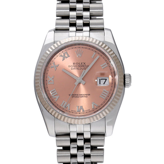 DATE JUST 116234 M (manufactured circa 2007) Pink ROLEX Men's [Pre-Owned].