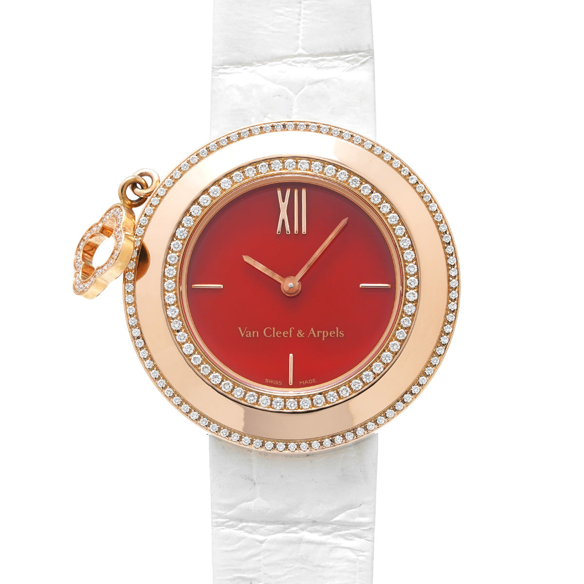 Charm Carnelian 32mm VCARO44K00 Red Van Cleef &amp; Arpels Ladies [Pre-owned].