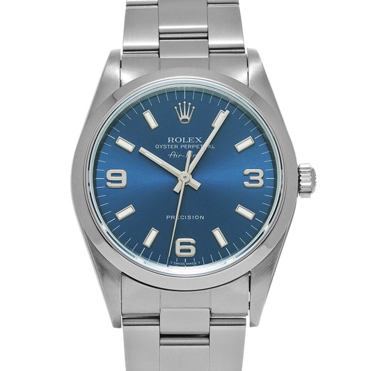 Air-King 14000 S (manufactured circa 1993) Blue ROLEX Men's [Pre-Owned].