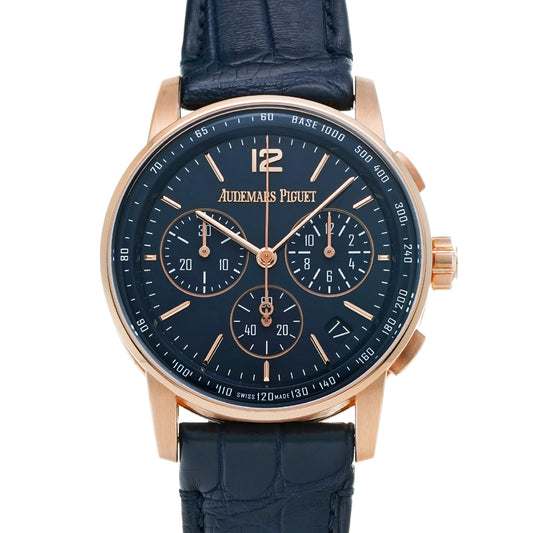 CODE 11.59 by Audemars Piguet Chronograph 26393OR.OO.A321CR.01 Deep Blue Lacquer AUDEMARS PIGUET Mens [Pre-Owned].