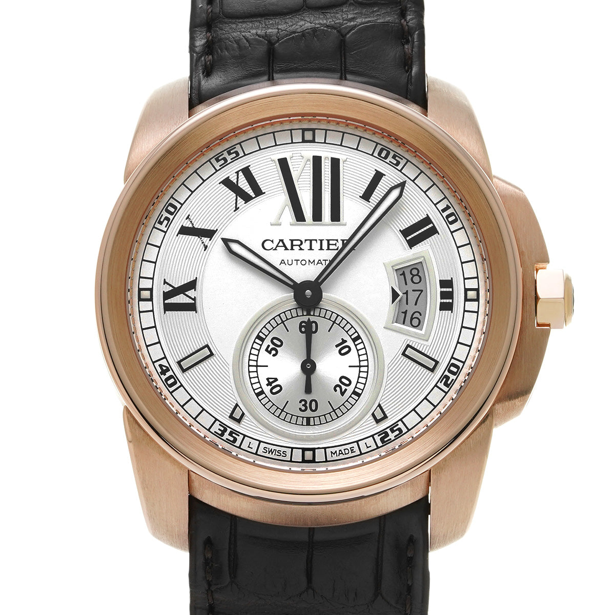Calibre de Cartier W7100009 Silver CARTIER Men's [Pre-owned].