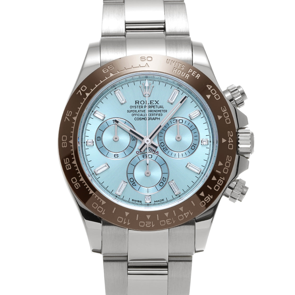 Cosmograph Daytona 116506A Random Serial Ice Blue/Diamond ROLEX Men's [Pre-Owned].