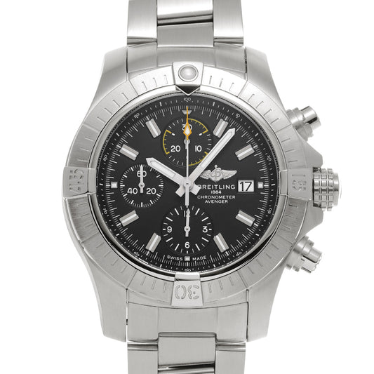 A13317101B1A1 Avenger Chronograph 45 Black BREITLING Men's [Pre-Owned].