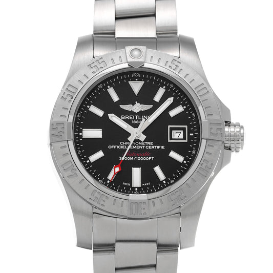 Avenger II Seawolf A1733110/BC30 Black BREITLING Men's [Pre-Owned].