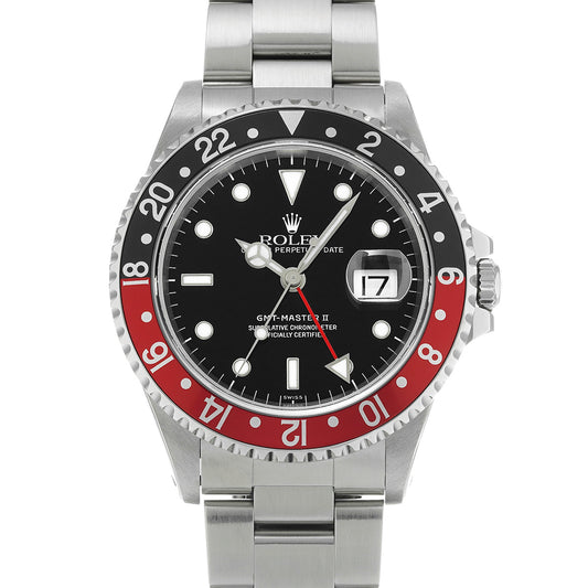 GMT Master II 16710 U (manufactured circa 1997) Black ROLEX Men's [Pre-Owned].