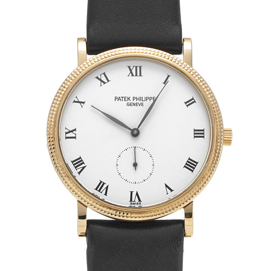 Calatrava 3919J-001 White PATEK PHILIPPE Men's [Pre-Owned].
