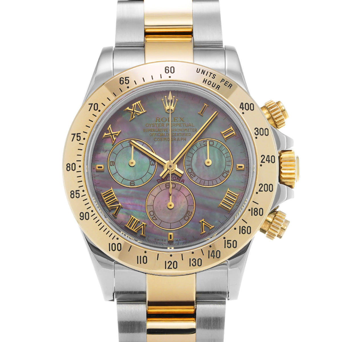 Cosmograph Daytona 116523NR P No. (manufactured around 2000) Black MOP ROLEX Men's [Pre-Owned].