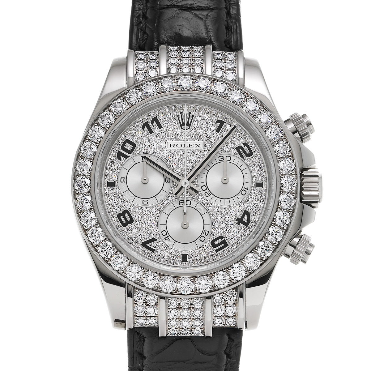 Cosmograph Daytona 116599RBR M (made around 2008) Pav Diamond/Silver ROLEX Men's [Pre-Owned].