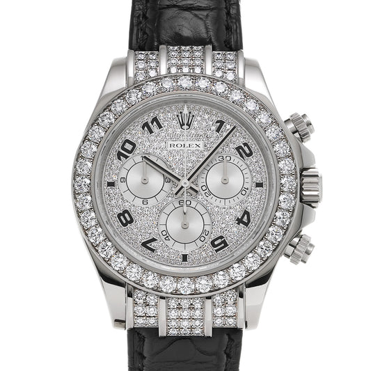Cosmograph Daytona 116599RBR M (made around 2008) Pav Diamond/Silver ROLEX Men's [Pre-Owned].