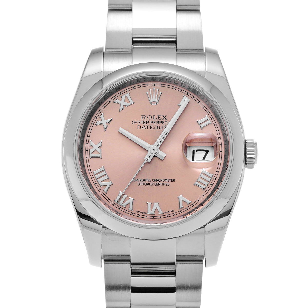 DATE JUST 116200 D (manufactured circa 2006) Pink ROLEX Men's [Pre-Owned].
