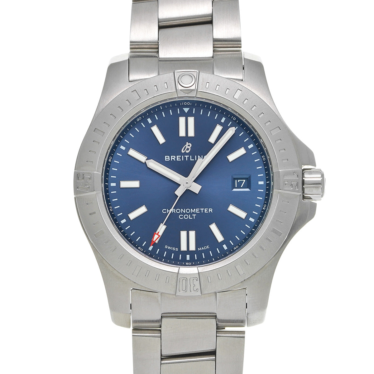 Colt Automatic 44 A17388101C1A1 Blue BREITLING Men's [Pre-Owned].