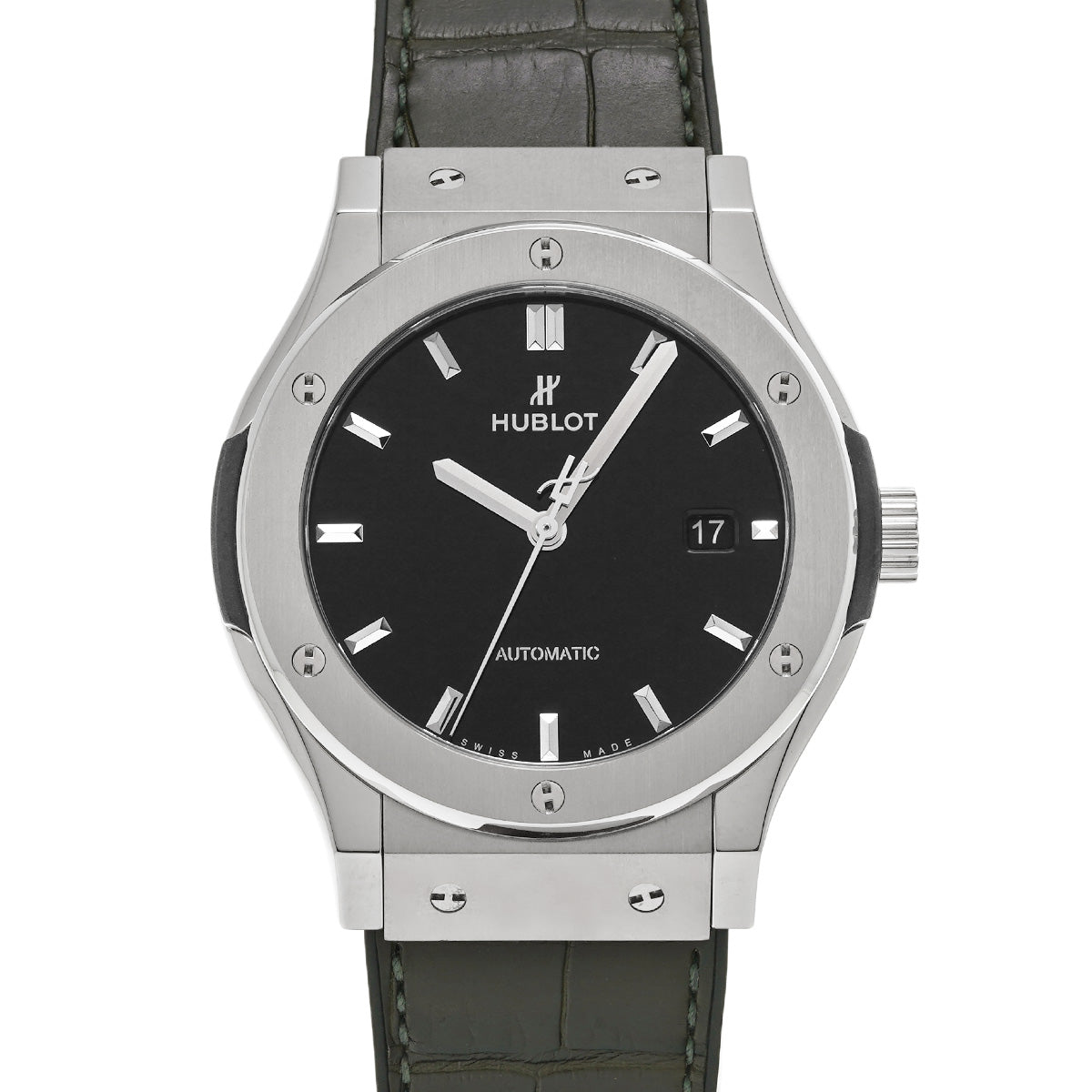 542.NX.1270.LR Classic Fusion Titanium Black Shiny Japan Limited Black Lacquer HUBLOT Men's [Pre-Owned].