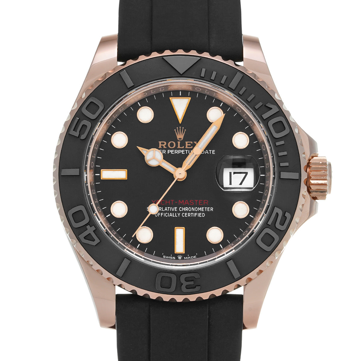Yacht-Master 40 126655 Random Serial Black ROLEX Men's [Pre-Owned].