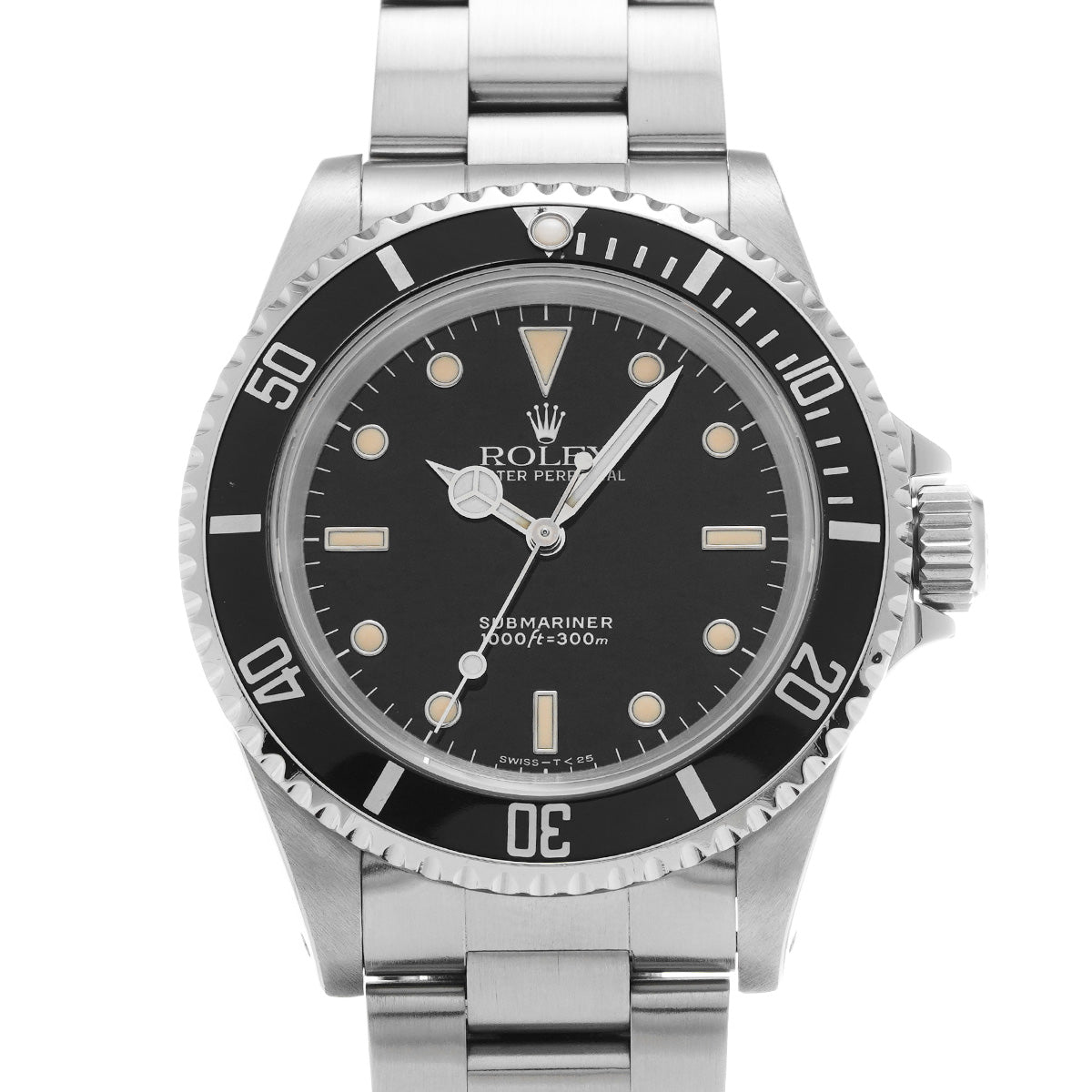 Submariner 14060 E (manufactured circa 1990) Black ROLEX Men's [Pre-Owned].