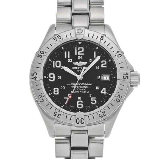 Super Ocean A17345 Black BREITLING Men's [Pre-Owned].