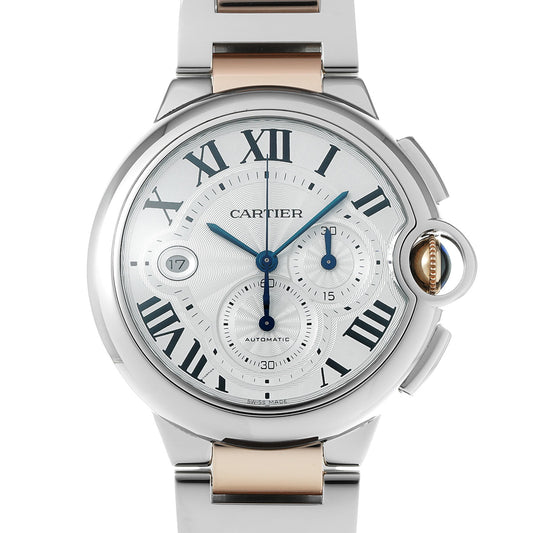 Ballon Bleu de Cartier Chronograph XL W6920063 Silver CARTIER Men's [Pre-Owned].
