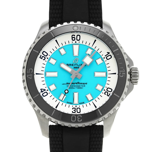 Super Ocean Automatic 44 A17376211L2S1 Turquoise BREITLING Men's [Pre-Owned].