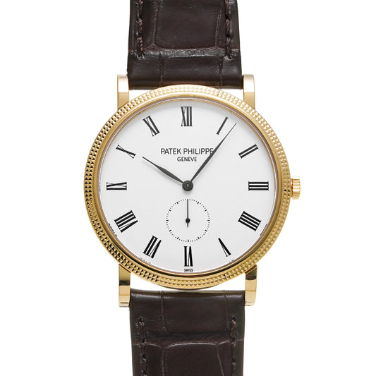 Calatrava 5119J-001 White PATEK PHILIPPE Men's [Pre-Owned].