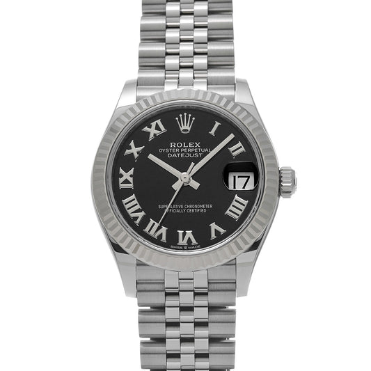 DATE JUST 31 278274 Random Serial Black ROLEX Unisex [Pre-owned].