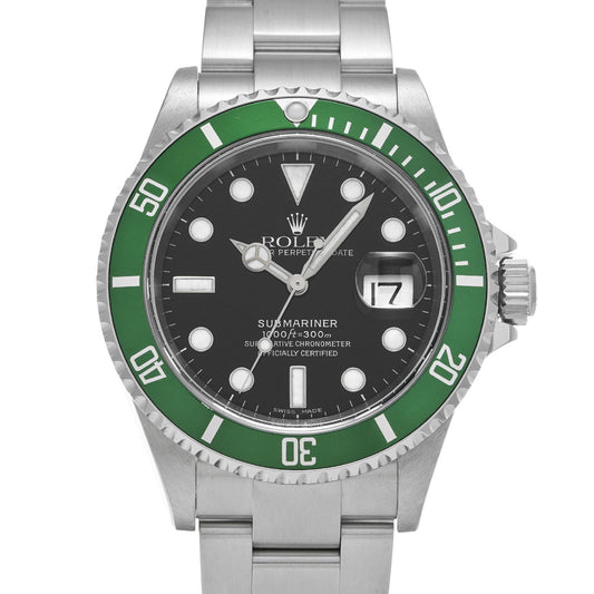 Submariner Date 16610LV F No. (manufactured circa 2004) Black ROLEX Men's [Pre-Owned].