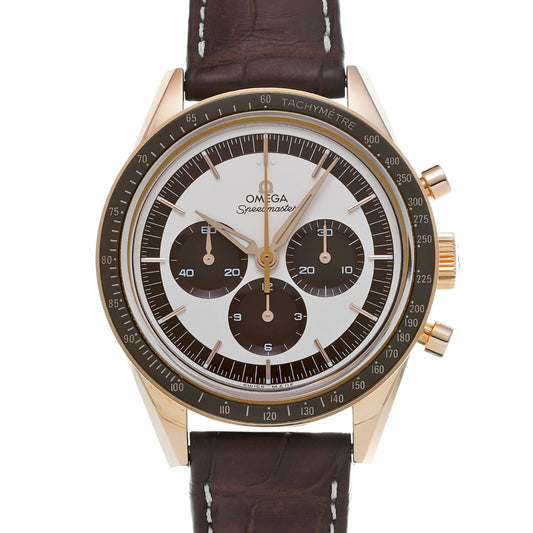 Speedmaster Moonwatch First Omega In Space 311.63.40.30.02.001 Silver/Brown OMEGA Men's [Pre-Owned].