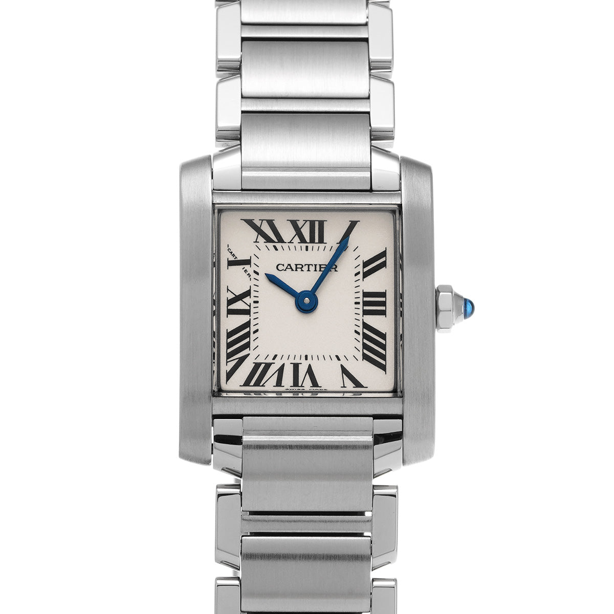 Tank Francaise SM W51008Q3 Silver CARTIER Ladies [Pre-owned]