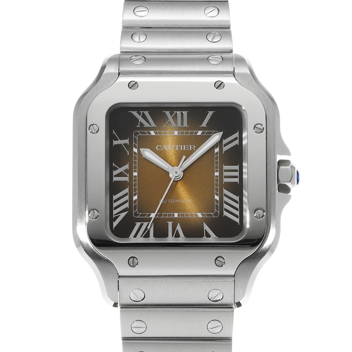 Santos de Cartier MM WSSA0065 Brown Gradation CARTIER Men's [Pre-owned]