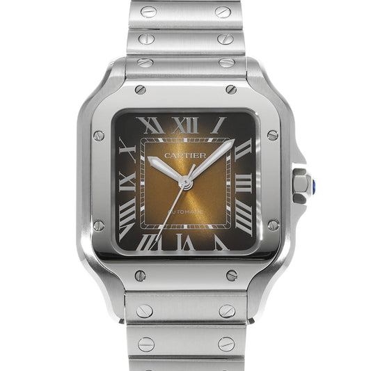 Santos de Cartier MM WSSA0065 Brown Gradation CARTIER Men's [Pre-owned]