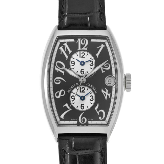 Tonneau Curvex Master Banker 5850MB Black FRANCK MULLER Men's [Pre-owned].