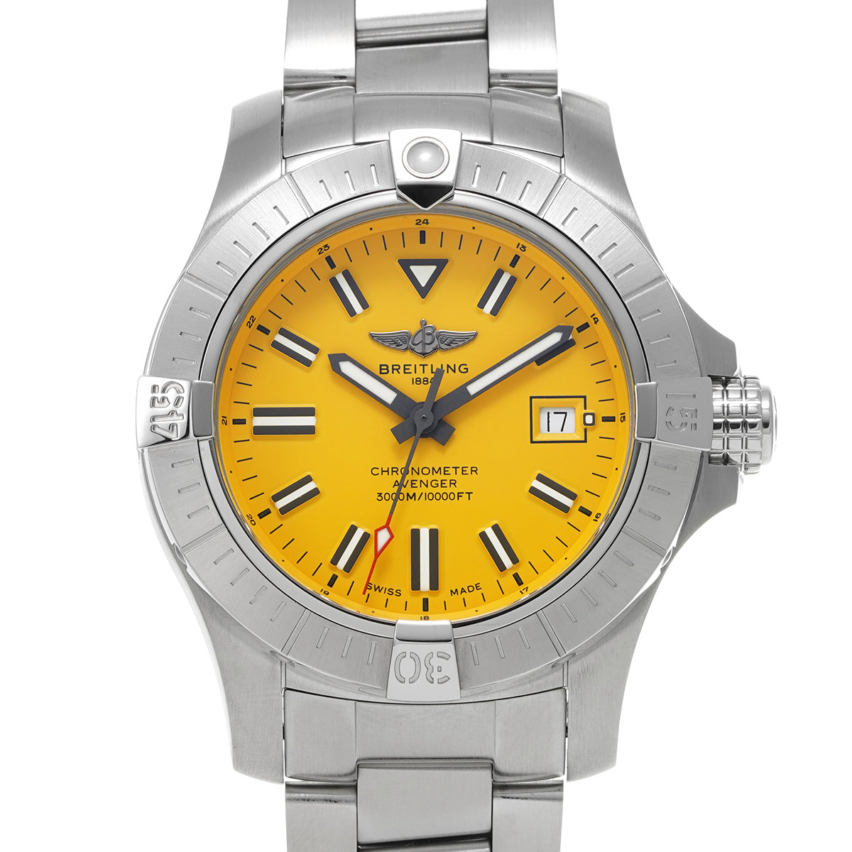 Avenger Automatic 45 Seawolf A17319101I1A1 Yellow BREITLING Men's [Pre-Owned].