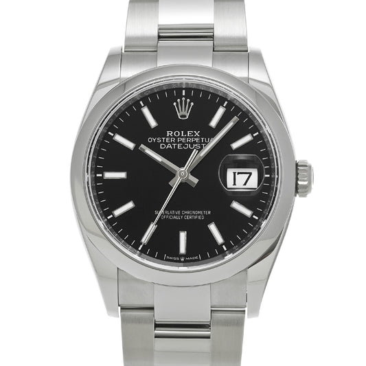 DATE JUST 36 126200 Random Serial Black ROLEX Men's [Pre-owned].