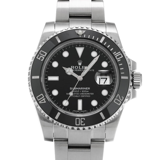 Submariner Date 116610LN Random Serial Black ROLEX Men's [Pre-Owned].